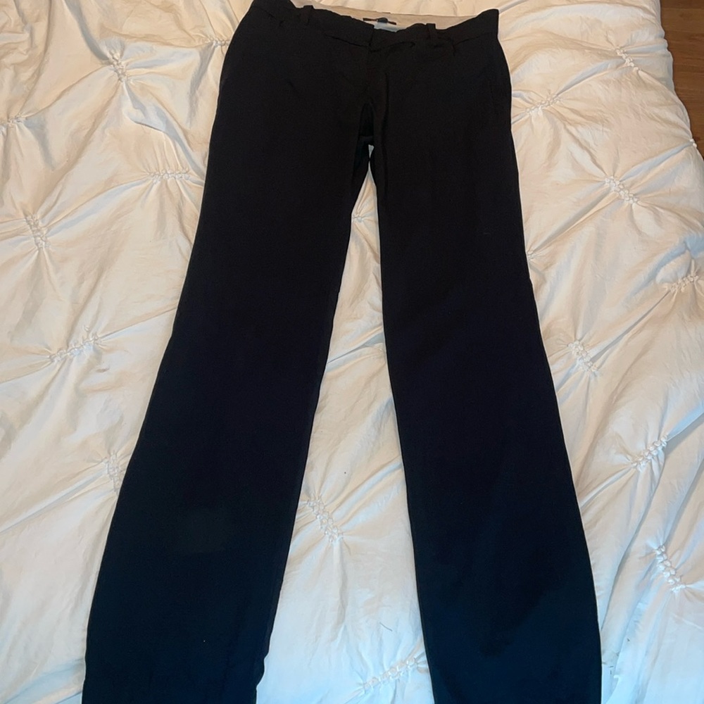 Ann Taylor - size 2 - black dress pants - lightweight rayon and spandex